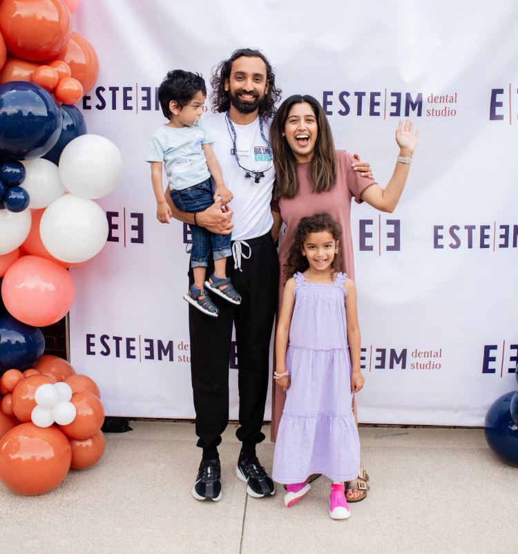 A close up of a dental instrument at esteem dental studio
