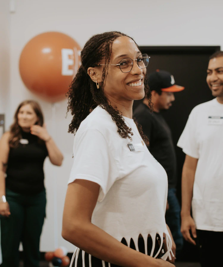 A young woman having a dental exam preformed AT esteem dental studio
